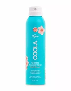 COOLA Classic SPF 70 Peach Blossom Body Organic Sunscreen Spray