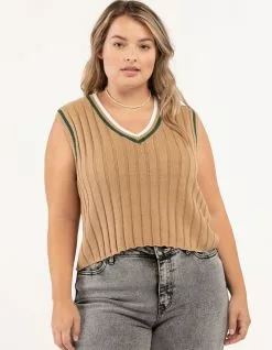 RSQ Preppy Womens Sweater Vest