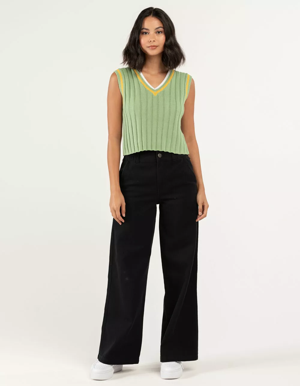 RSQ Preppy Womens Sweater Vest