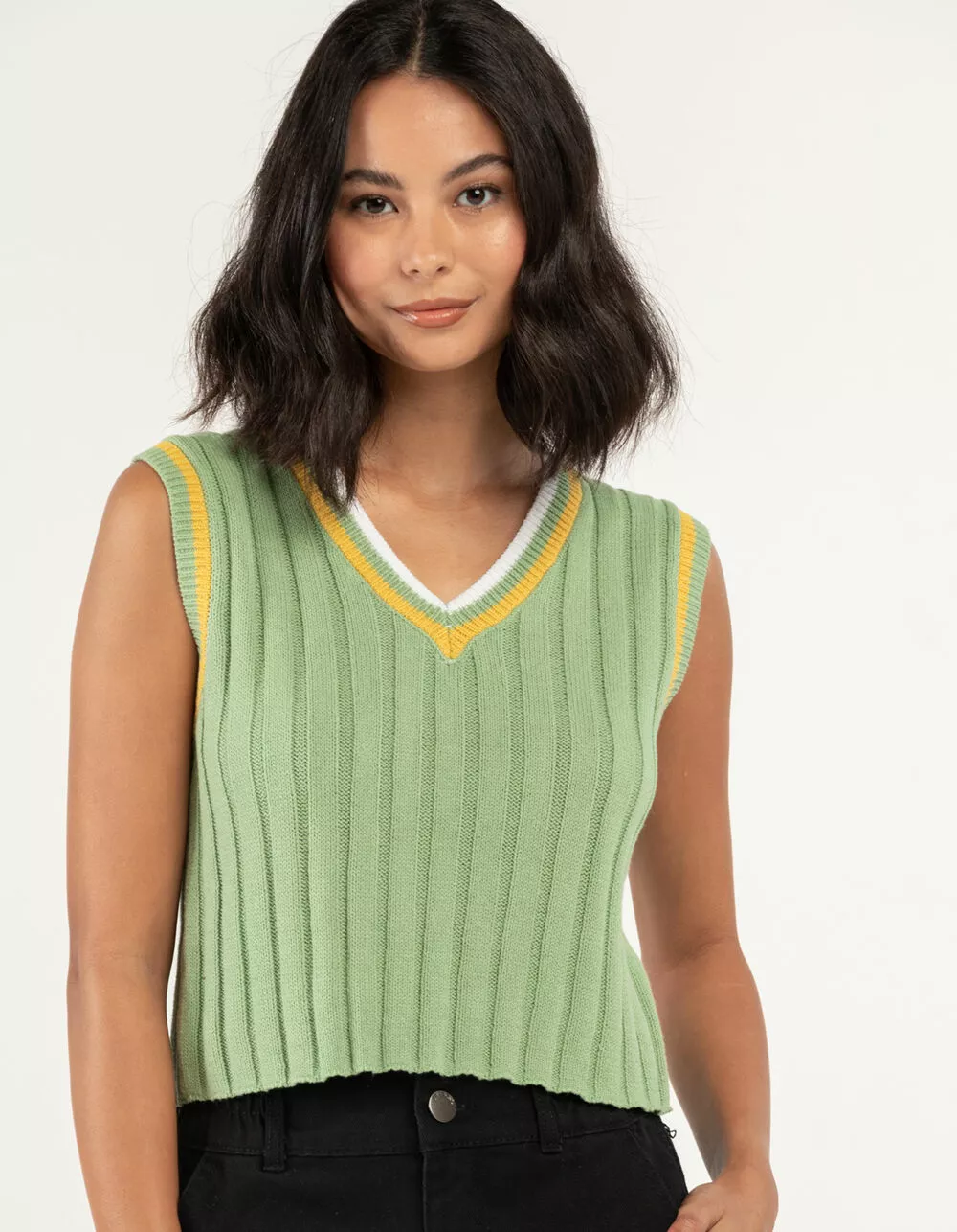 RSQ Preppy Womens Sweater Vest - Image 2