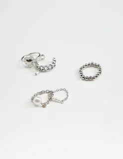 FULL TILT 5 Piece Lock & Chain Peal Ring Set