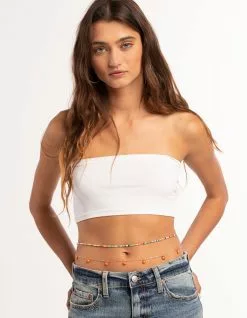 FULL TILT Dainty Beaded Flower Waist Chain