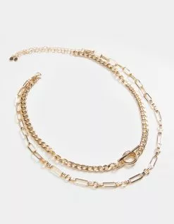 FULL TILT Layered Toggle Chain Necklace