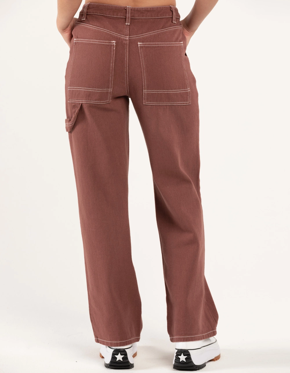 RSQ Womens High Rise Relax Carpenter Pants - Image 3