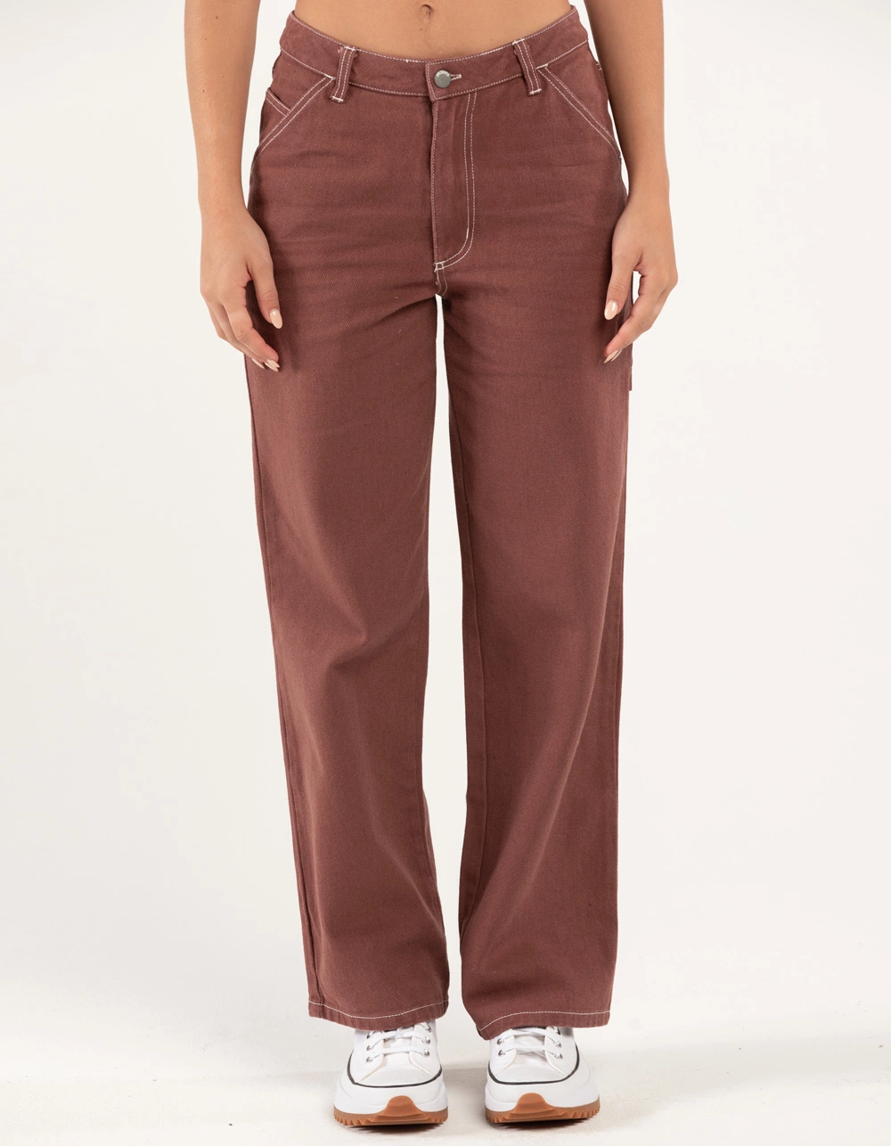 RSQ Womens High Rise Relax Carpenter Pants - Image 4