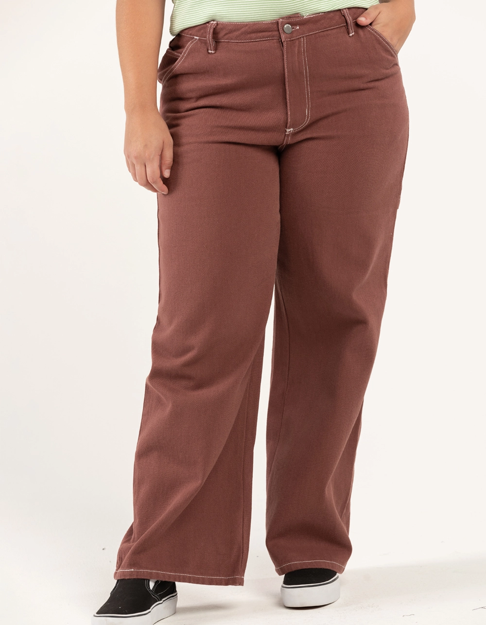 RSQ Womens High Rise Relax Carpenter Pants - Image 6