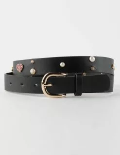 FULL TILT Heart Stud Womens Belt