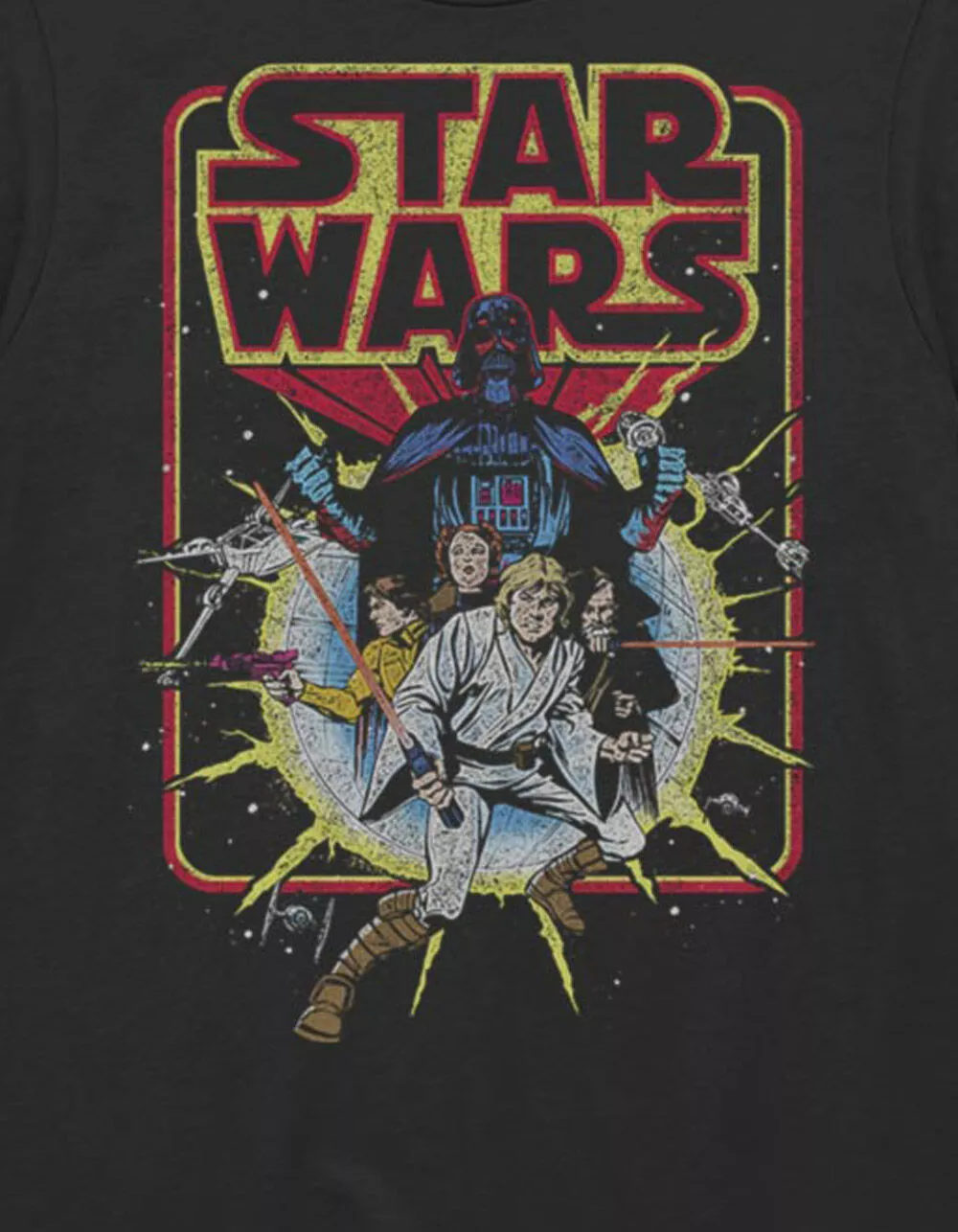 STAR WARS Old School Comic Unisex Tee - Image 2