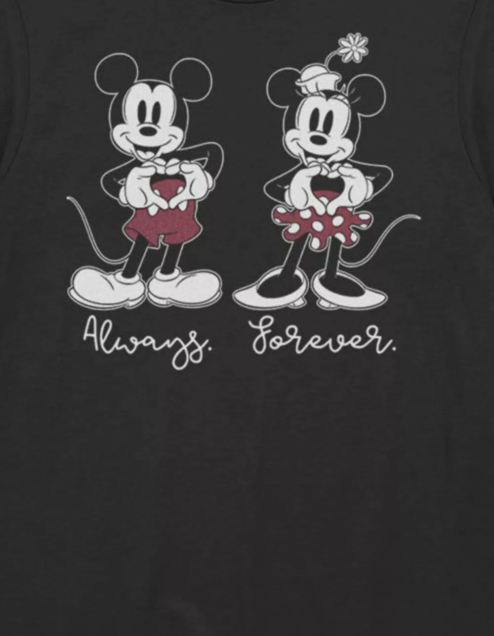 DISNEY Mickey And Minnie Always Forever Unisex Tee - Image 2
