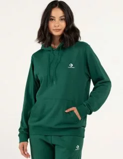 CONVERSE Star Chevron Embroidered Womens Hoodie