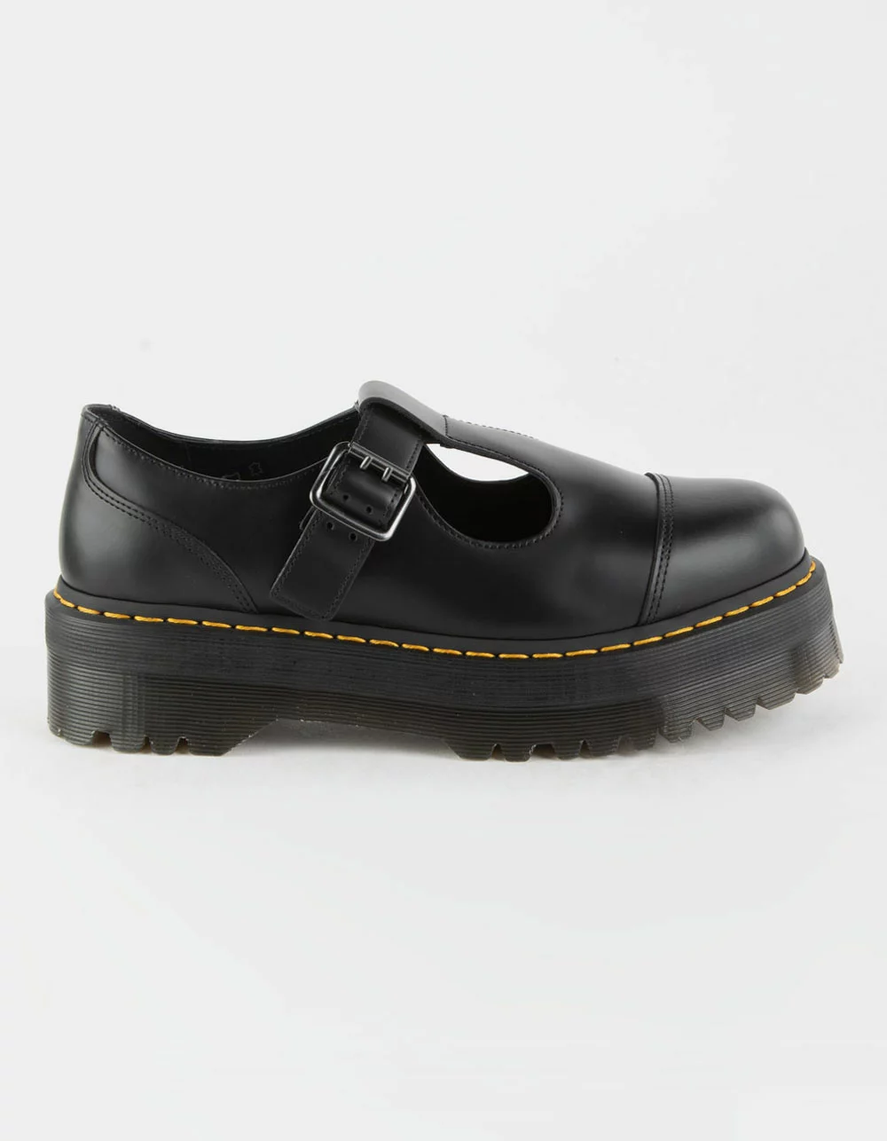 DR. MARTENS Bethan Womens Smooth Polished Leather Platform Mary Jane Shoes - Image 2