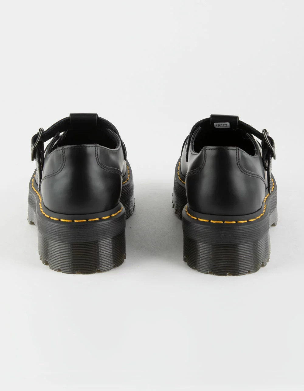 DR. MARTENS Bethan Womens Smooth Polished Leather Platform Mary Jane Shoes - Image 4