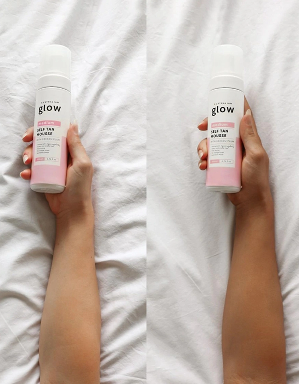 AUSTRALIAN GLOW Medium Self Tanning Mousse - Image 2