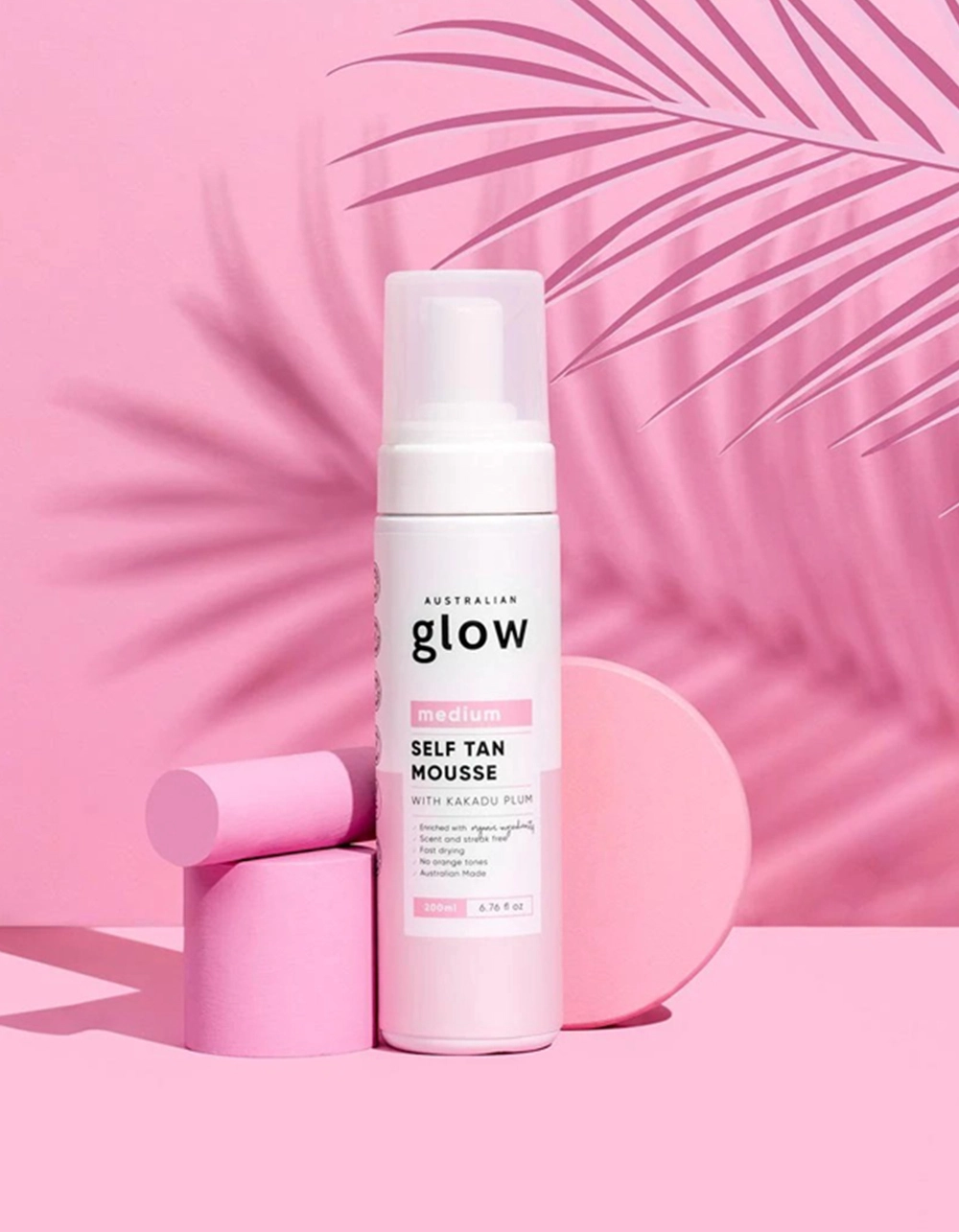 AUSTRALIAN GLOW Medium Self Tanning Mousse - Image 3