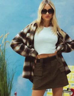 RSQ Womens Utility Seatbelt Skirt