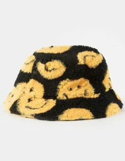 SKIN Happy Face Sherpa Bucket Hat