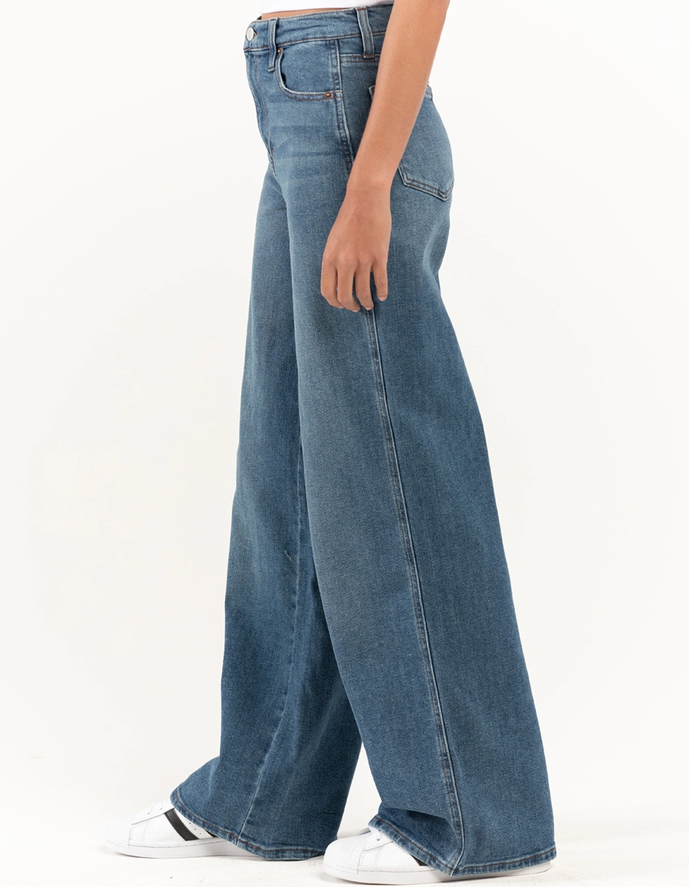 RSQ Womens Wide Leg Carpenter Jeans - Image 3