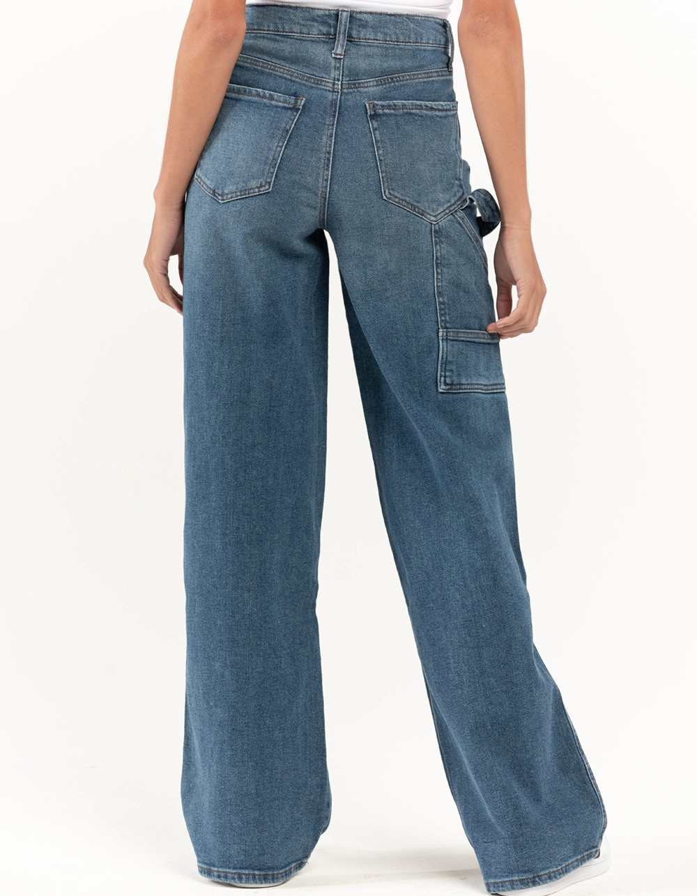 RSQ Womens Wide Leg Carpenter Jeans - Image 5