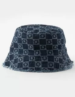 DAVID & YOUNG Checker Floral Bucket Hat