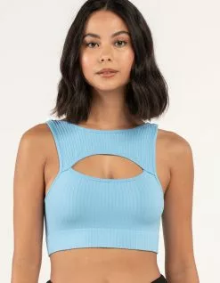 Sky And Sparrow SKY & SPARROW Rib Cutout Bralette