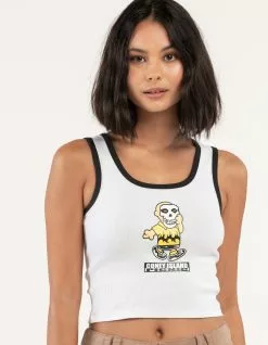 CONEY ISLAND PICNIC Dark Side Womens Ribbed Ringer Tank Top