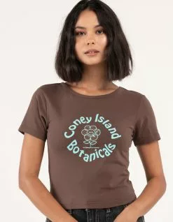CONEY ISLAND PICNIC Botanicals Womens Baby Tee
