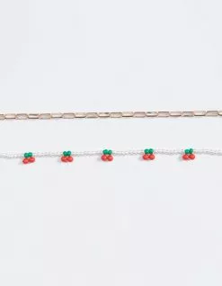 FULL TILT Cherry & Pearl Choker Set