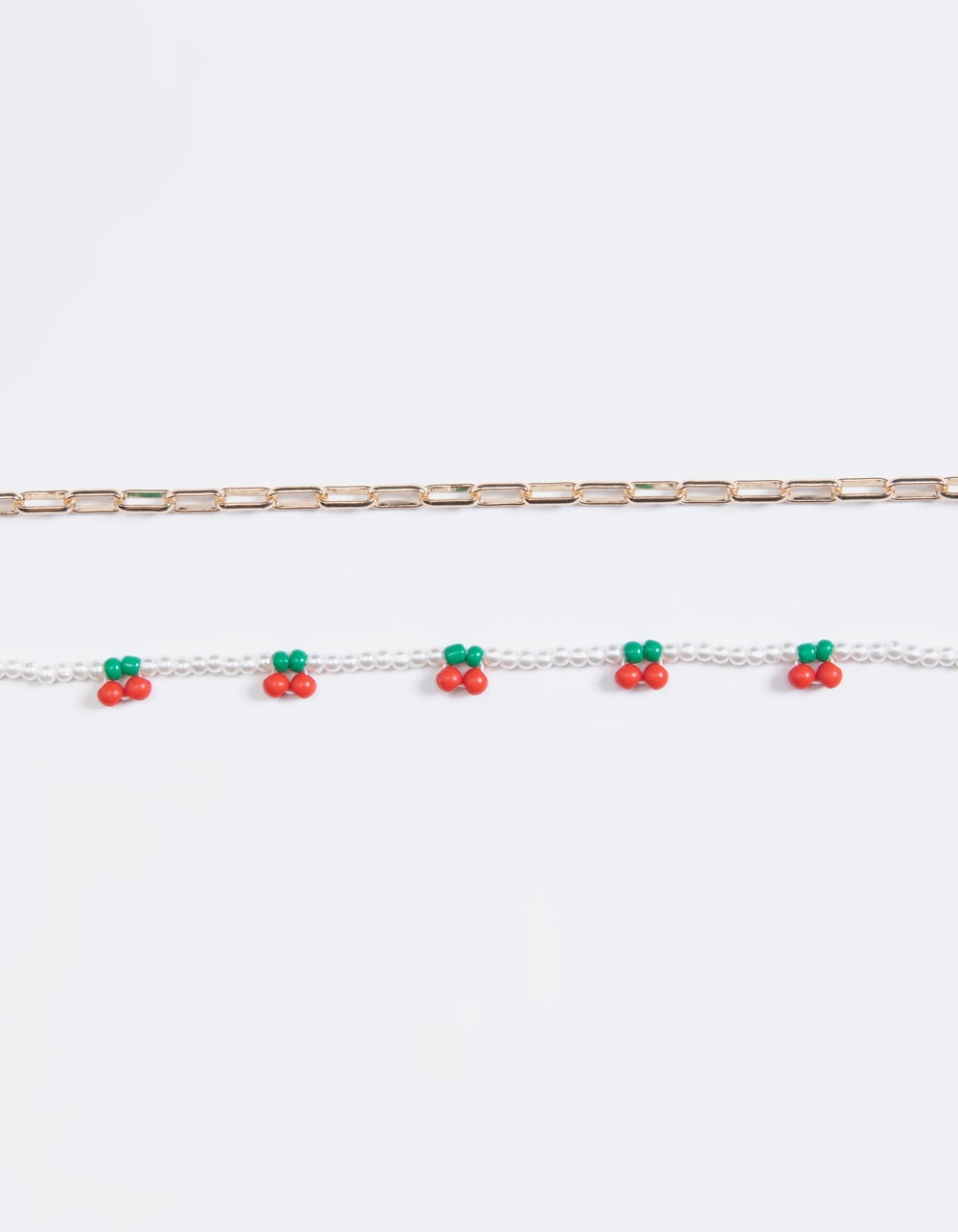 FULL TILT Cherry & Pearl Choker Set