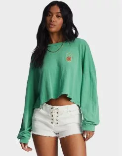 BILLABONG Beach Boyfriend Womens Crop Top