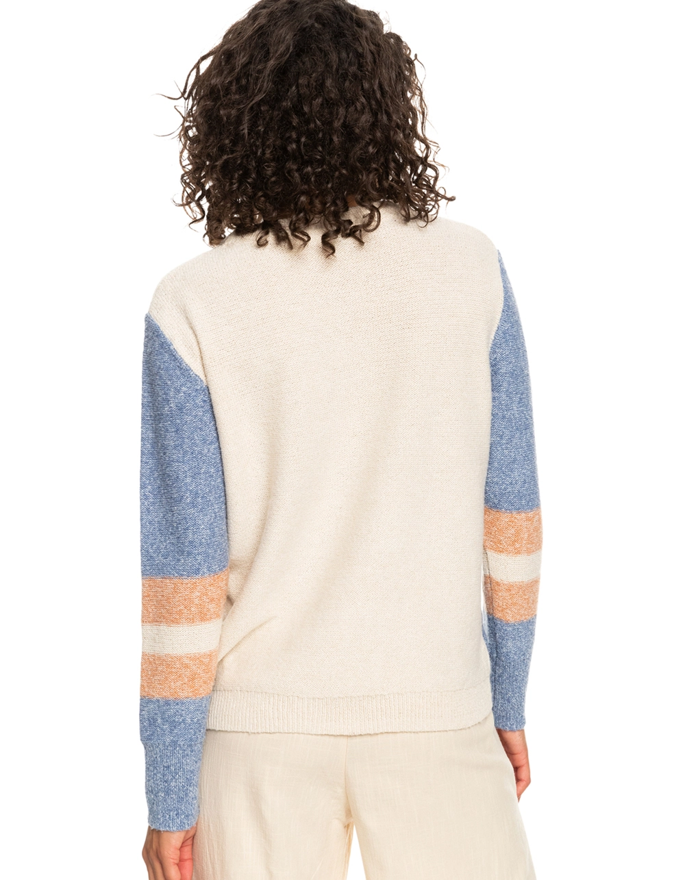 ROXY Real Groove Womens Striped Sweater - Image 5