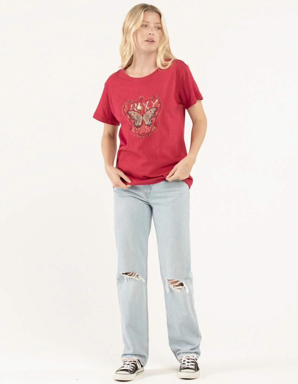 ROXY Fly To Paradise Womens Oversized Tee - Image 4