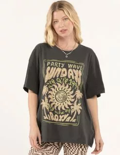 ROXY Subliminal Womens Oversized Tee