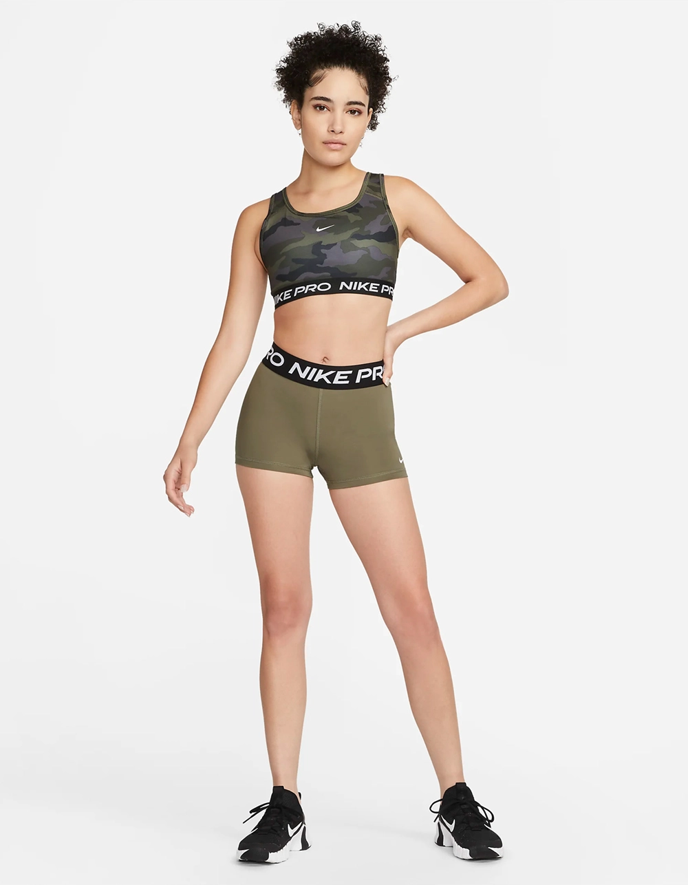 NIKE Pro Womens Compression Shorts - Image 5