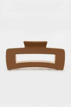 FULL TILT Two Tone Matte Claw Hair Clip