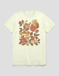 Art/Design NATURE Retro Floral Unisex Tee