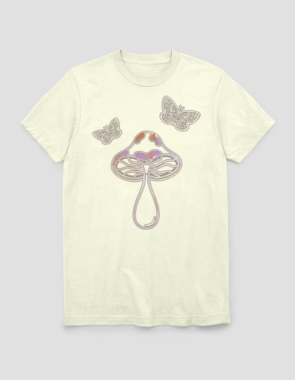 Art/Design NATURE Painted Mushroom Unisex Tee