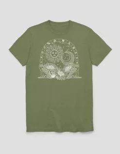 Art/Design CELESTIAL Tarot Flower Unisex Tee