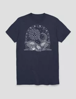 Art/Design CELESTIAL Tarot Flower Unisex Tee