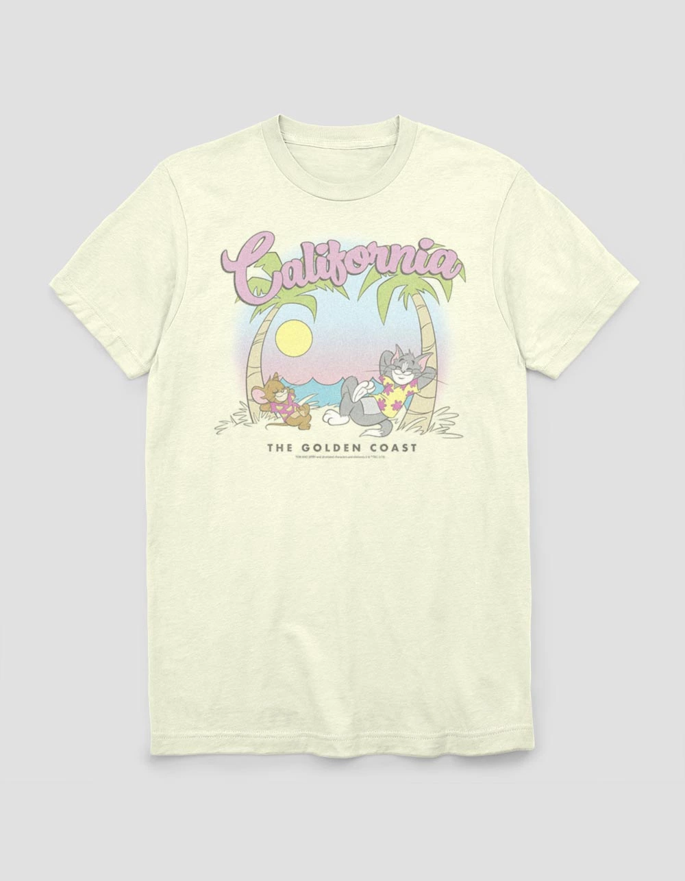 TOM AND JERRY California Golden Coast Unisex Tee