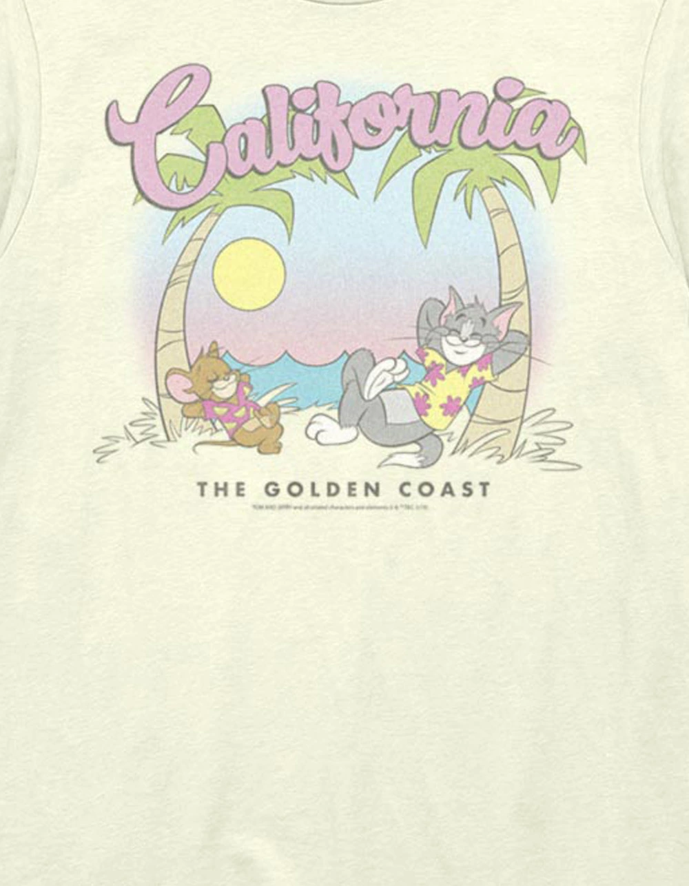TOM AND JERRY California Golden Coast Unisex Tee - Image 2