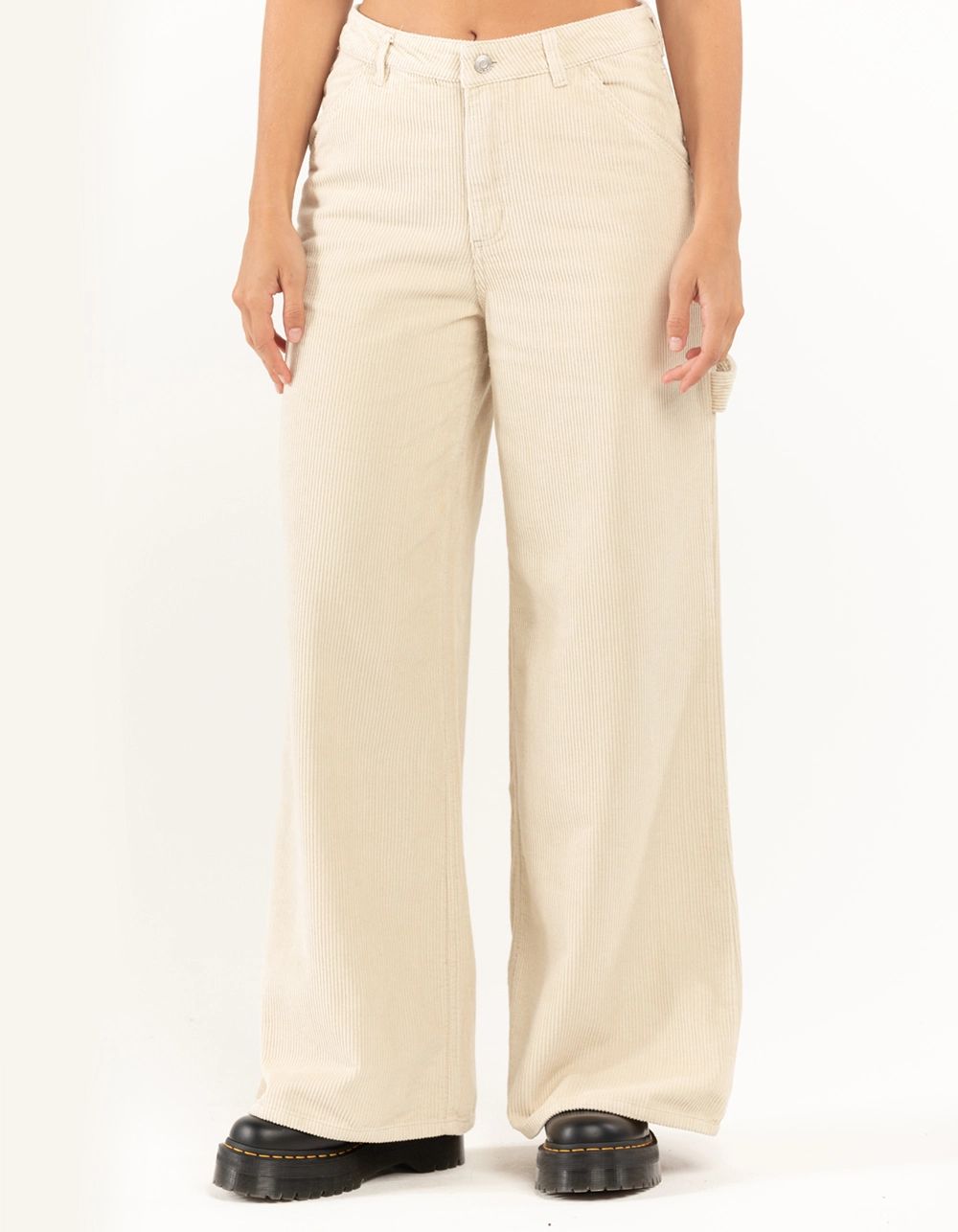 RSQ Wide Leg Womens Corduroy Carpenter Pants - Image 2