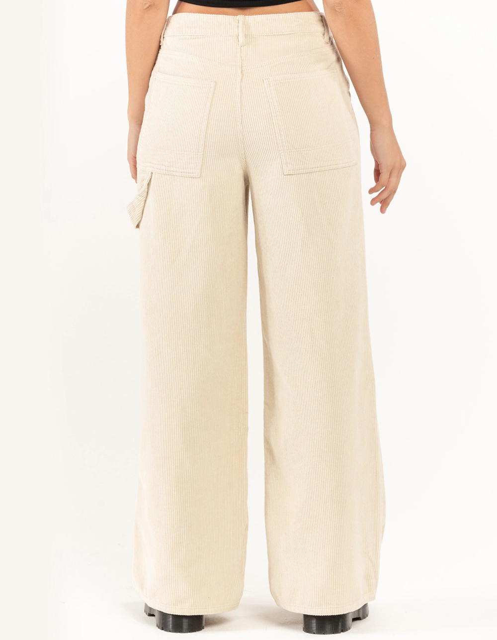 RSQ Wide Leg Womens Corduroy Carpenter Pants - Image 4