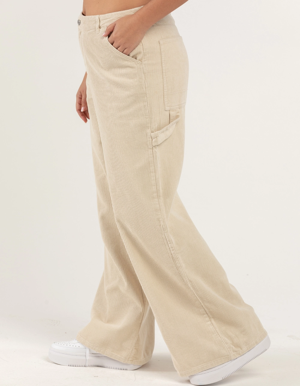 RSQ Wide Leg Womens Corduroy Carpenter Pants - Image 7