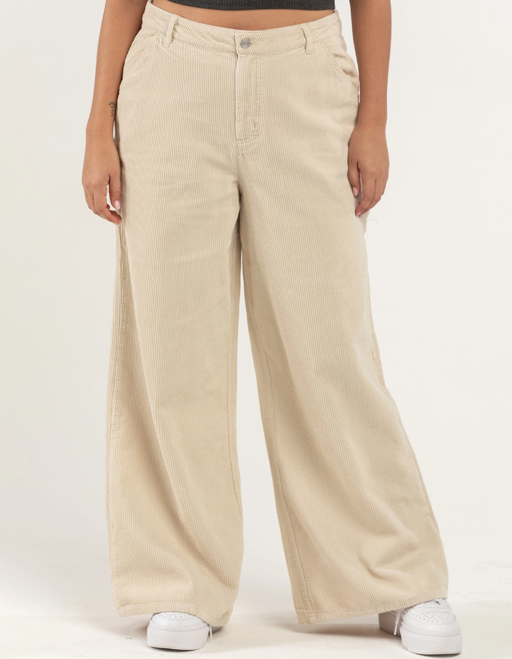 RSQ Wide Leg Womens Corduroy Carpenter Pants - Image 8