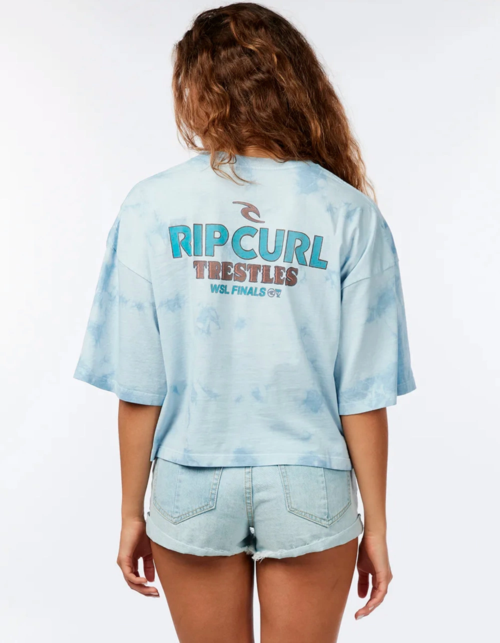 RIP CURL WSL Finals Stack Heritage Womens Crop Tee