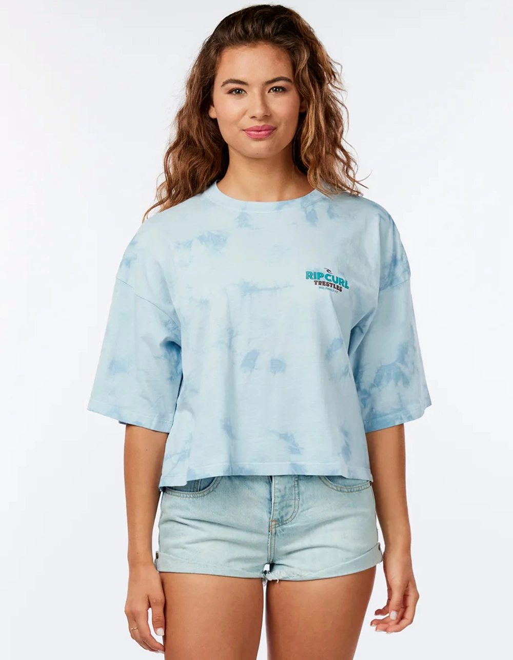 RIP CURL WSL Finals Stack Heritage Womens Crop Tee - Image 2