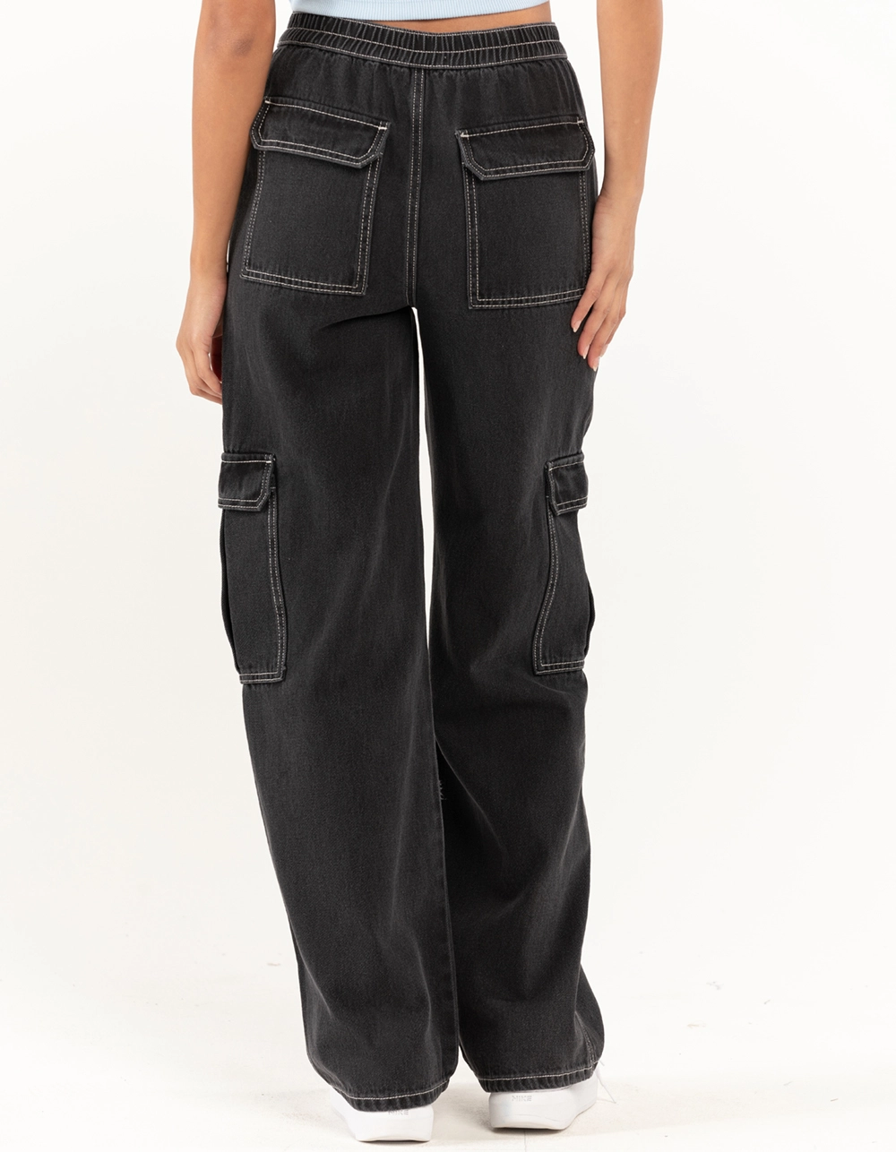 RSQ Womens D Ring Cargo Loose Pants - Image 4