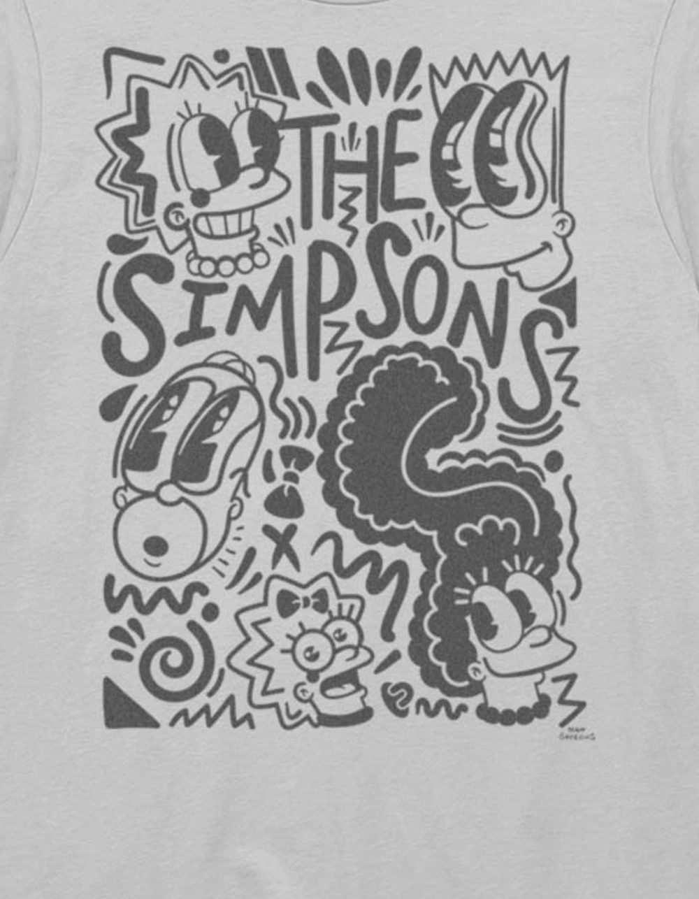THE SIMPSONS Pop Art Family Unisex Tee - Image 2