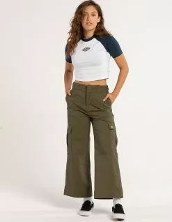DICKIES Womens Crop Cargo Pants