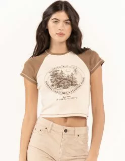 BDG Urban Outfitters National Park Womens Raglan Tee